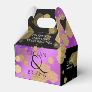 6th 33rd 47th 48th Amethyst Wedding Anniversary Favour Box