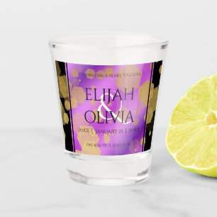 6th 33rd 47th 48th Amethyst Wedding Anniversary Shot Glass