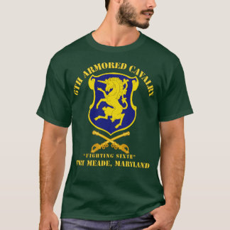 6th ACR w Cav Br Ft Meade Maryland T-Shirt