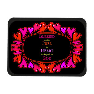 6th Beatitude - Blessed Pure in Heart Magnet