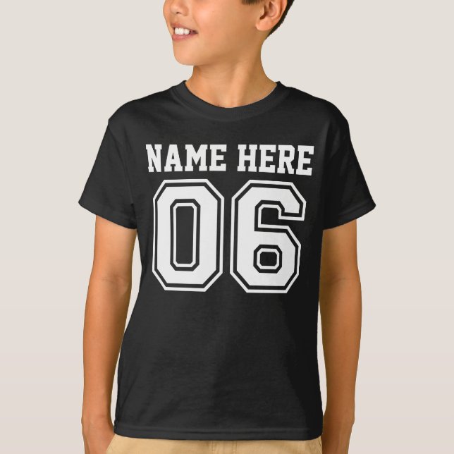 6th Birthday (Customisable Kid's Name) T-Shirt (Front)