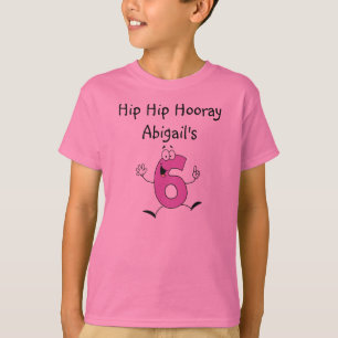 6th Birthday Customised Tshirt