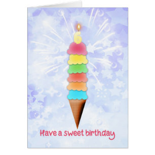 6th  Birthday Giant Ice Cream