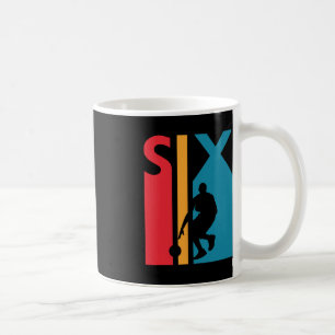 6th Birthday Gift Six Vintage Basketball 6 Year Ol Coffee Mug