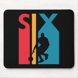 6th Birthday Gift Six Vintage Basketball 6 Year Ol Mouse Mat