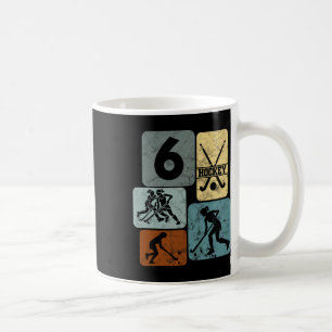 6th Birthday Girls Field Hockey 6 Years Of Hockey Coffee Mug