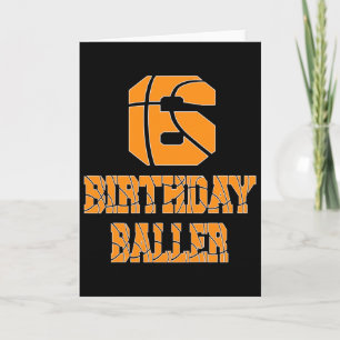 6th Birthday Ller Boy 6 Years Old Sketll Themed Pa Card