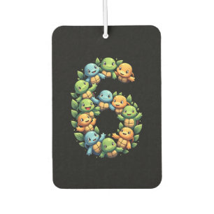 6th Birthday Sea Turtle Tortoise Theme Party 6 Yea Car Air Freshener