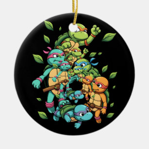 6th Birthday Sea Turtle Tortoise Theme Party 6 Yea Ceramic Tree Decoration