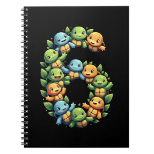 6th Birthday Sea Turtle Tortoise Theme Party 6 Yea Notebook