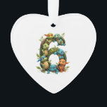 6th Birthday Sea Turtle Tortoise Theme Party 6 Yea Ornament<br><div class="desc">6th Birthday Sea Turtle Tortoise Theme Party 6 Year Old (2)</div>