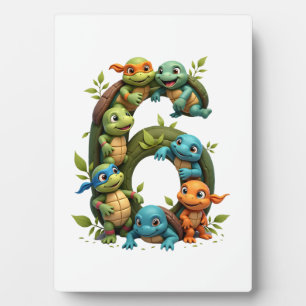 6th Birthday Sea Turtle Tortoise Theme Party 6 Yea Plaque