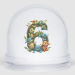 6th Birthday Sea Turtle Tortoise Theme Party 6 Yea Snowglobe<br><div class="desc">6th Birthday Sea Turtle Tortoise Theme Party 6 Year Old (2)</div>