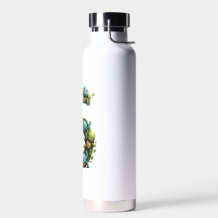 6th Birthday Sea Turtle Tortoise Theme Party 6 Yea Water Bottle