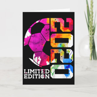 6th Birthday Soccer Limited Edition  Card
