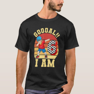 6th Birthday Soccer Themed Birthday Party 6 Years T-Shirt