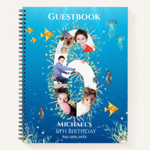 6th Birthday Under The Sea Photo Guest Book