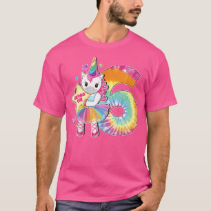 6Th Birthday Unicorn Shirt Gift For Girls Age 6 Ti