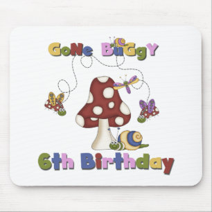6th Bug Birthday Mouse Mat