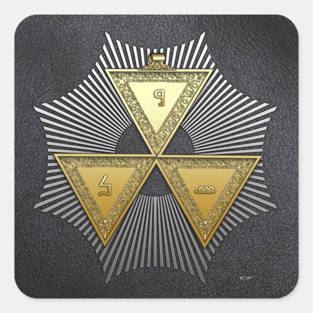 6th Degree: Intimate Secretary Square Sticker (Front)