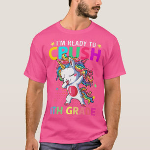 6th Grade Dabbing Unicorn Back to School Girls T-Shirt