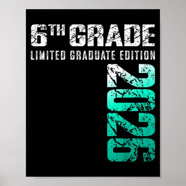 6th grade graduation class of 2026  poster (Front)