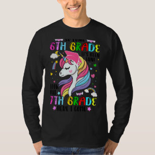 6th Grade Graduation Magical Unicorn 7th Grade Her T-Shirt