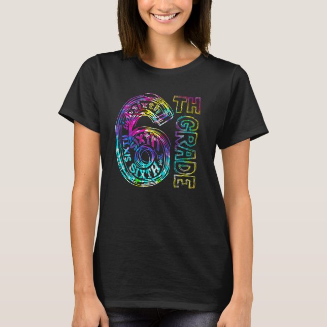 6th Grade Hello Sixth Grade Squad Back To School T T-Shirt (Front)