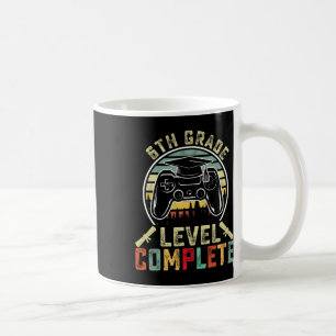 6th Grade Level Complete Gamer 6th Grade Graduatio Coffee Mug