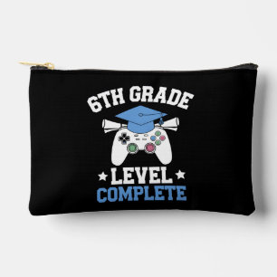 6th Grade Level Complete Gamer Gaming Graduation Accessory Pouch