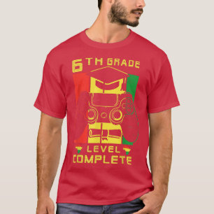 6th Grade Level Complete Graduation Video Games Ju T-Shirt