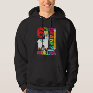 6th Grade No Prob Llama First Day Back To School Hoodie