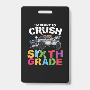 6th Grade Teacher Crush To Sixth Grade ID Badge
