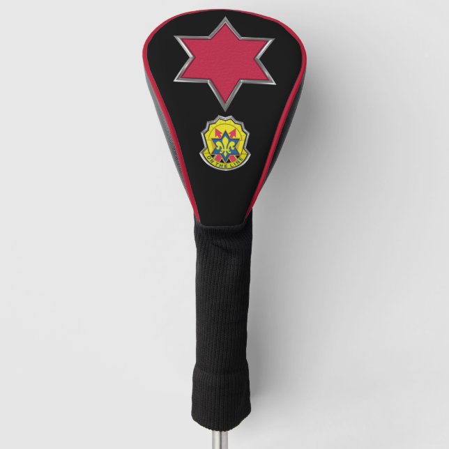 6th Infantry Division “Red Star” Golf Head Cover (Front)