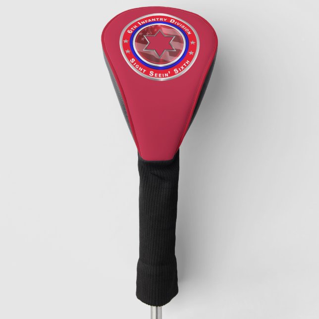 6th Infantry Division “Red Star”  Golf Head Cover (Front)