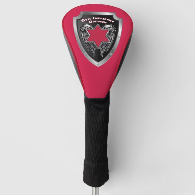 6th Infantry Division “Red Star” Golf Head Cover (Front)