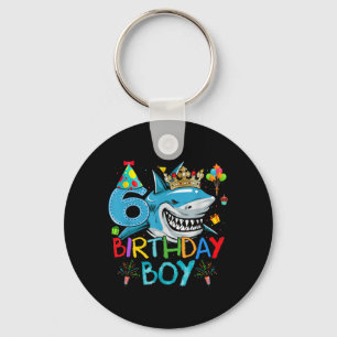 6th Ocean Themed Party 6 Years Old For Boys Key Ring