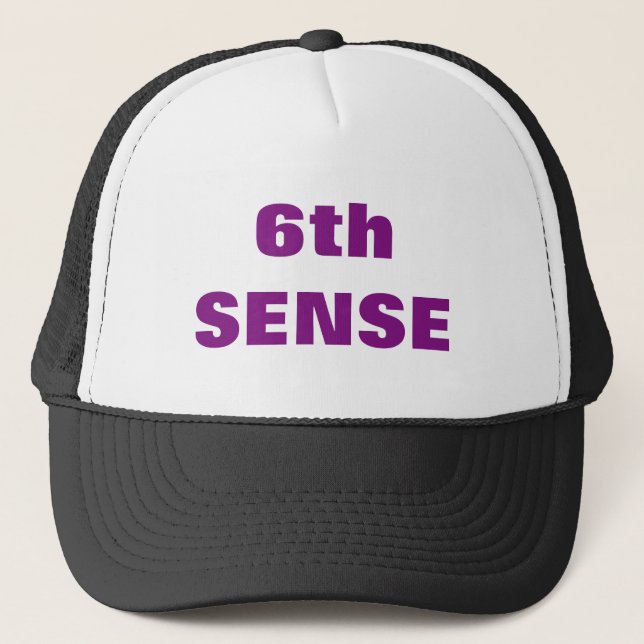 6th Sense Trucker Hat (Front)