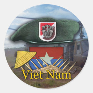 6th Special forces green berets vietnam Sticker