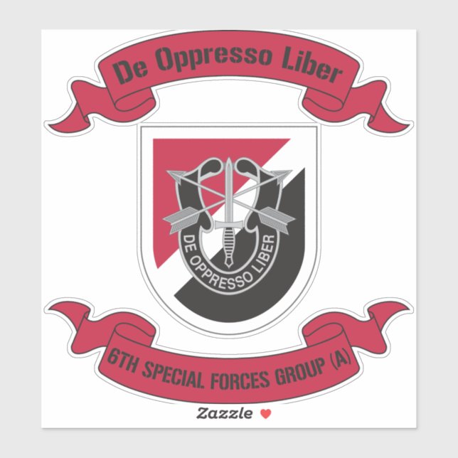 6th Special Forces Group (Airborne) 6th SFG (Sheet)