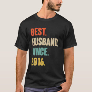 6Th Wedding Aniversary Gift For Him Best Husband S T-Shirt