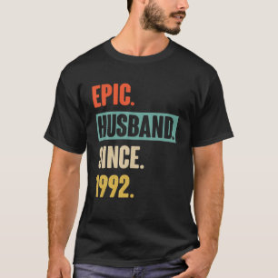 6Th Wedding Aniversary Gift For Him Epic Husband S T-Shirt