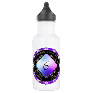 6th Wedding Anniversary 532 Ml Water Bottle
