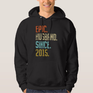 6th Wedding Anniversary For Him Epic Husband Since Hoodie