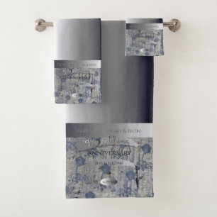 6th Wedding Anniversary Sugar and Iron Towel