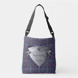 6th Wedding Anniversary Sugar,Iron, Amethyst  Crossbody Bag