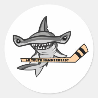 6U Hammerheads Spring 2022 Classic Round Sticker