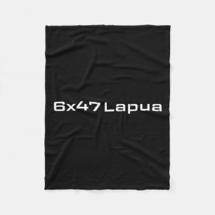 6x47 Lapua Ammo - Hunting Hunter Lovers Fleece Blanket
