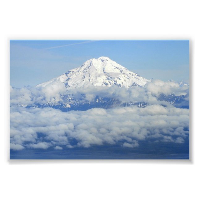 6x4 photo Mount Iliamna Print (Front)