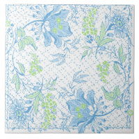 6x6 Damsel Floral Tile